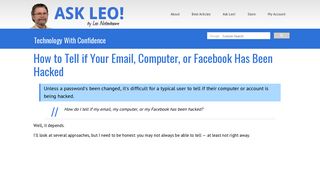 How to Tell if Your Email, Computer, or Facebook Has Been Hacked ...