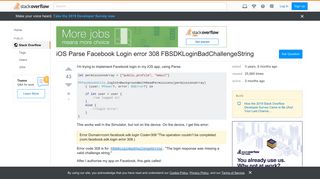 iOS Parse Facebook Login error 308 FBSDKLoginBadChallengeString ...