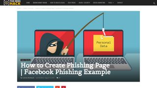 How to Create Phishing Page | Facebook Phishing Example