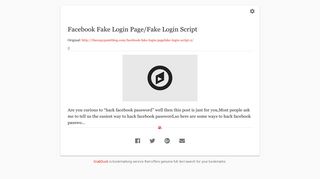 Facebook Fake Login Page/Fake Login Script ! - GrabDuck