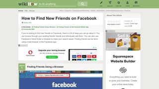 How to Find New Friends on Facebook: 14 Steps (with Pictures)