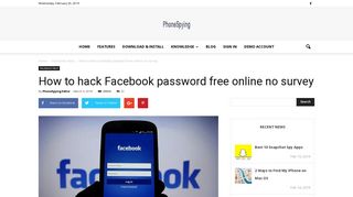 How to hack Facebook password free online no survey - PhoneSpying