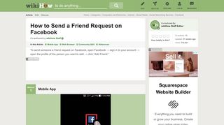 How to Send a Friend Request on Facebook: 8 Steps (with Pictures)