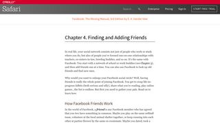 4. Finding and Adding Friends - Facebook: The Missing Manual, 3rd ...