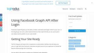 Using Facebook Graph API After Login | Engineering Blog - LoginRadius