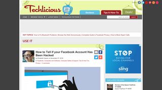 How to Tell if your Facebook Account Has Been Hacked - Techlicious
