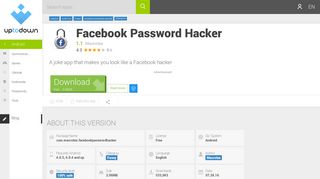 download facebook password hacker free (android)