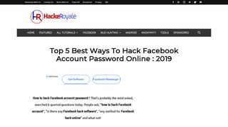Hack Facebook Account Password Online 2018 : [hack.fb.id 100 ...