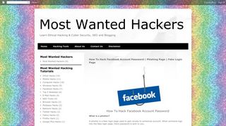 How To Hack Facebook Account Password | Phishing Page | Fake ...