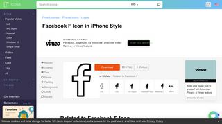 Facebook F Icon - free download, PNG and vector - Icons8