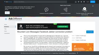 Mountain Lion Messages Facebook Jabber connection problem - Ask ...