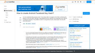 How to create Android Facebook Key Hash? - Stack Overflow