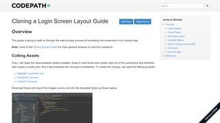 Cloning a Login Screen Layout Guide | CodePath Android Cliffnotes