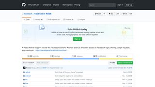 GitHub - facebook/react-native-fbsdk: A React Native wrapper around ...