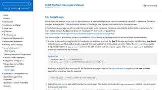 Social Login - CUBA Platform. Developer's Manual