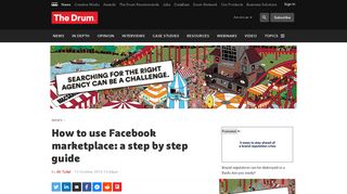 How to use Facebook marketplace: a step by step guide | The Drum