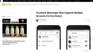Facebook Messenger Now Supports Multiple Accounts On One Device