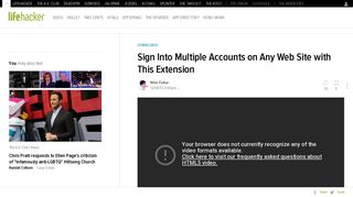 Sign Into Multiple Accounts on Any Web Site with This Extension