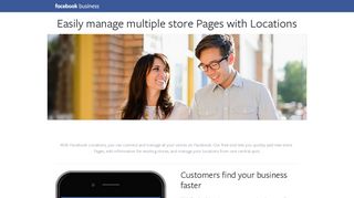 Manage multiple store Facebook Pages using Locations | Facebook ...