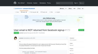 User email is NOT returned from facebook signup · Issue #173 ...