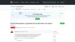 Email Permission is granted but email does not return · Issue #932 ...