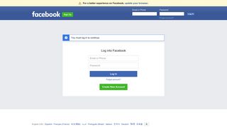 facebook login off - Website | Facebook - 4 Photos