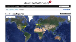 Outage map - Downdetector