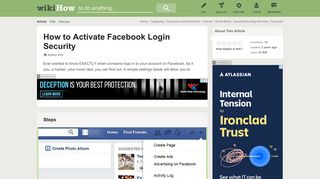 How to Activate Facebook Login Security: 5 Steps (with Pictures)