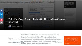 How to Take a Full-Page Screenshot - Zapier