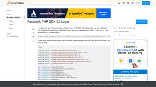 Facebook PHP SDK 4.0 Login - Stack Overflow