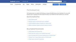 Using the Facebook Pixel | Facebook Ads Help Center