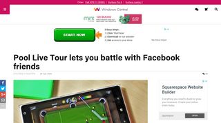 Pool Live Tour lets you battle with Facebook friends | Windows Central