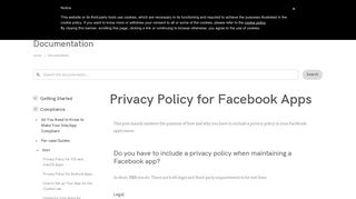 Privacy Policy for Facebook Apps - Iubenda