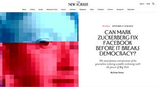Can Mark Zuckerberg Fix Facebook Before It Breaks Democracy ...