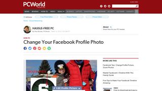 Change Your Facebook Profile Photo | PCWorld