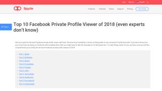Top 10 Facebook Private Profile Viewer of 2018 (even experts don't ...