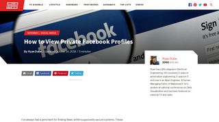 How to View Private Facebook Profiles - MakeUseOf