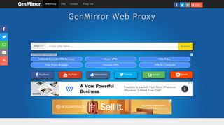 Unblock YouTube Proxy - GenMirror free SSL Web Proxy