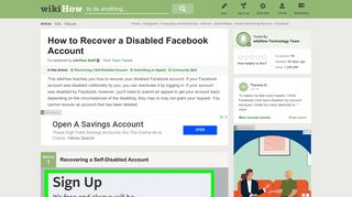 How to Recover a Disabled Facebook Account: 14 Steps