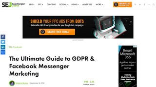 The Ultimate Guide to GDPR & Facebook Messenger Marketing
