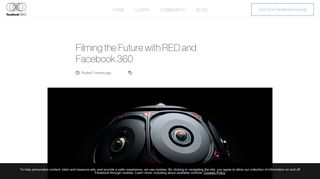 Filming the Future with RED and Facebook 360 – Facebook 360 Video