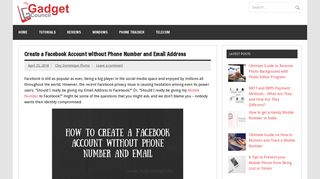 Create a Facebook Account without Phone Number and Email ...