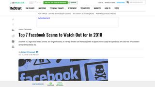 Top 7 Facebook Scams to Watch Out for in 2018 - TheStreet