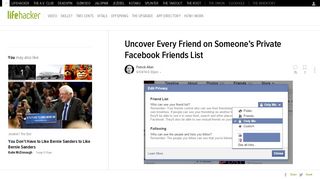 Uncover Every Friend on Someone's Private Facebook Friends List
