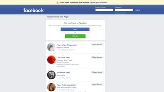 Sex Page Profiles | Facebook