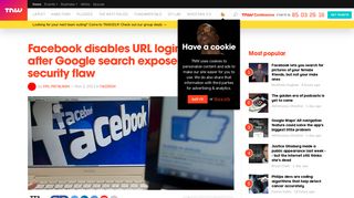 Facebook Disables URL Login Shortcut with Security Flaw - TNW