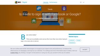 Is It Safe to Log in with Facebook or Google? | AVG