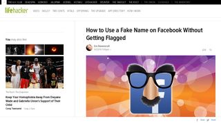 How to Use a Fake Name on Facebook Without Getting Flagged