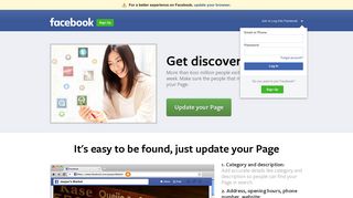 Update your Facebook Page | Facebook