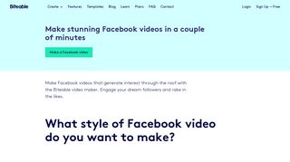 Facebook Video Maker | Create Unstoppable Videos For Facebook, Fast